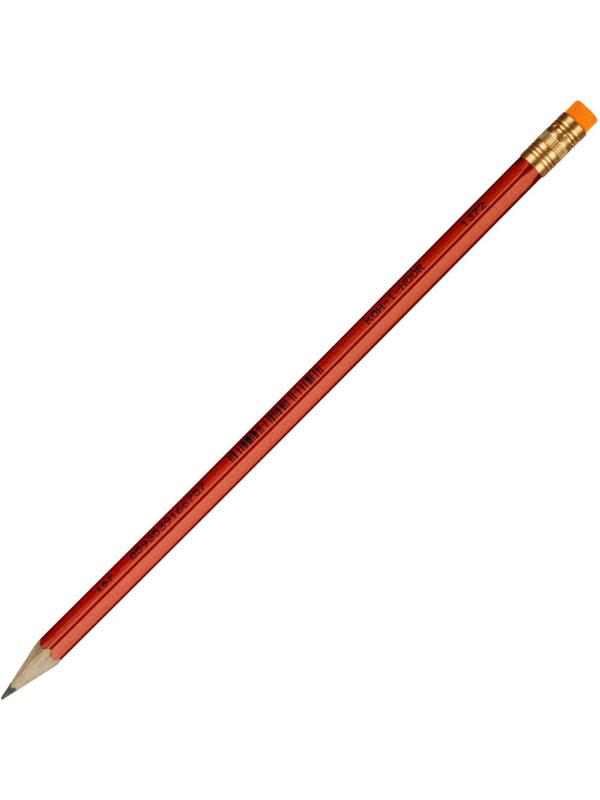 Карандаш чернографитный KOH-I-NOOR 1372 ORIENTAL HB с ластиком Чехия
