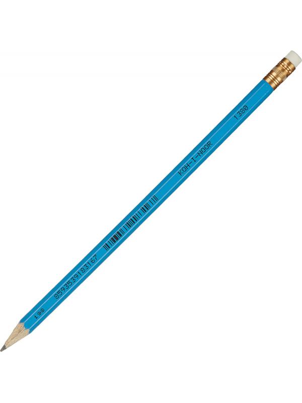 Карандаш чернографитный KOH-I-NOOR 1380 ASTRA HB с ластиком Чехия