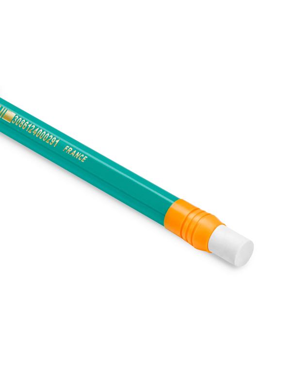 Карандаш чернографитный EVOLUTION ЭКО HB с ластиком пласт., Франция