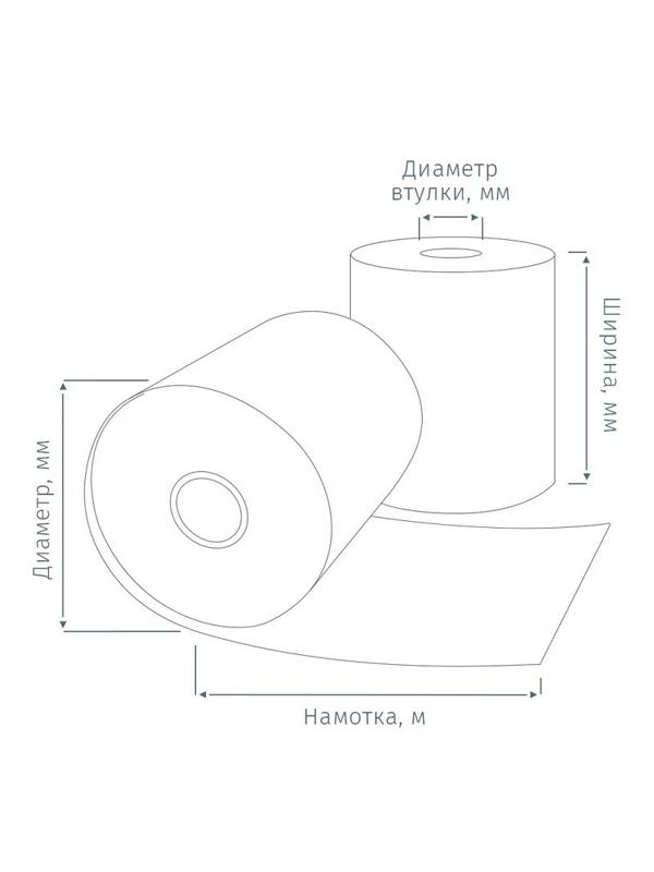Ролики для касс    80х43м х вт12мм, из т/б  12шт/уп, 8уп/кор