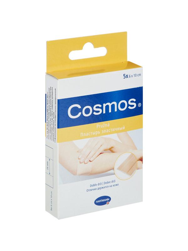 Набор пластырей эластич.цв.кожи 6х10см 5шт/уп.COSMOS textil elastic5352035