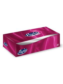 Салфетки косметические Papia 2сл 100шт/уп