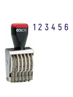 Нумератор ручной 6-и раз. высота шрифта 9мм 09006 Colop