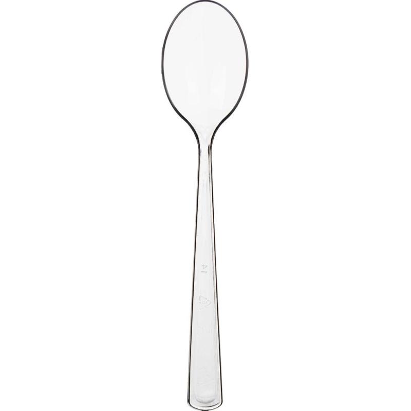 Ложка одноразовая чайная  130мм прозрачная ПС 50шт/уп