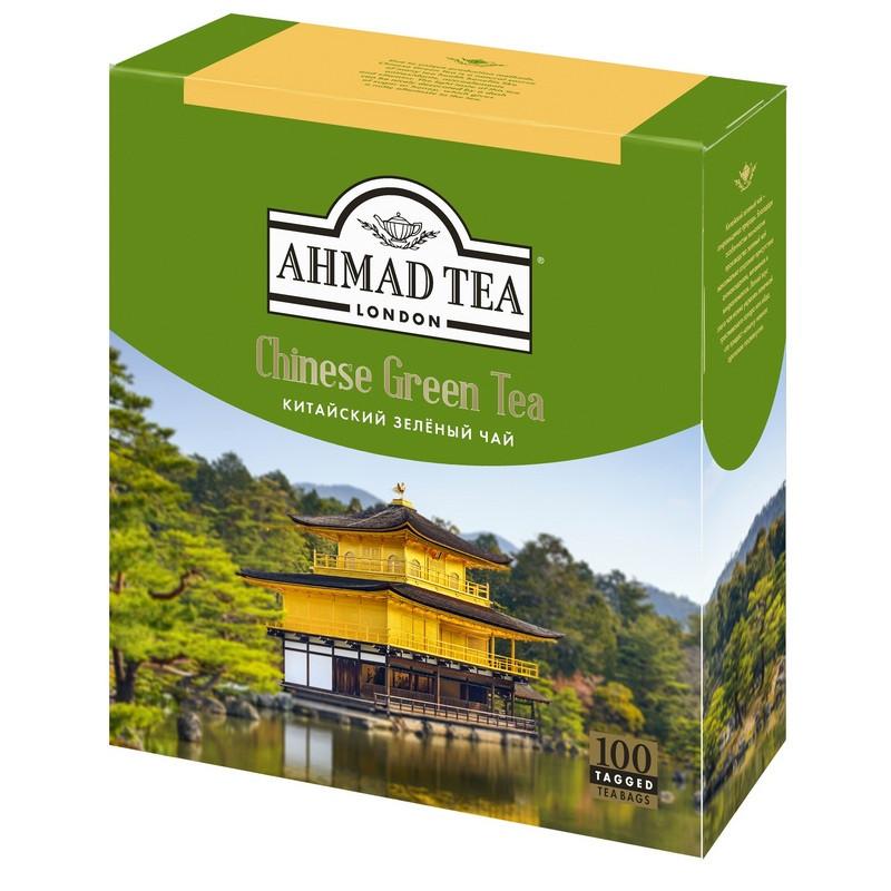 Чай Ahmad Tea Китайский зеленый, 100пак/уп., 1666-08