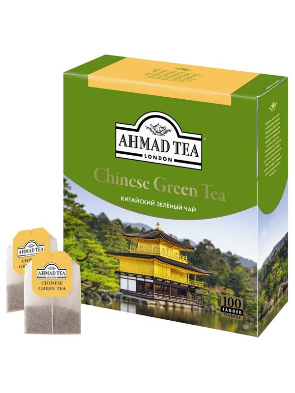 Чай Ahmad Tea Китайский зеленый, 100пак/уп., 1666-08
