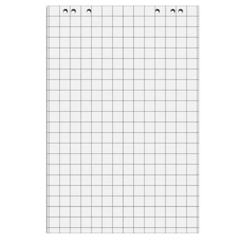 Бумага для флипчартов Блок клетка 67,5х98 20 лист. 5 бл/уп 80гр.