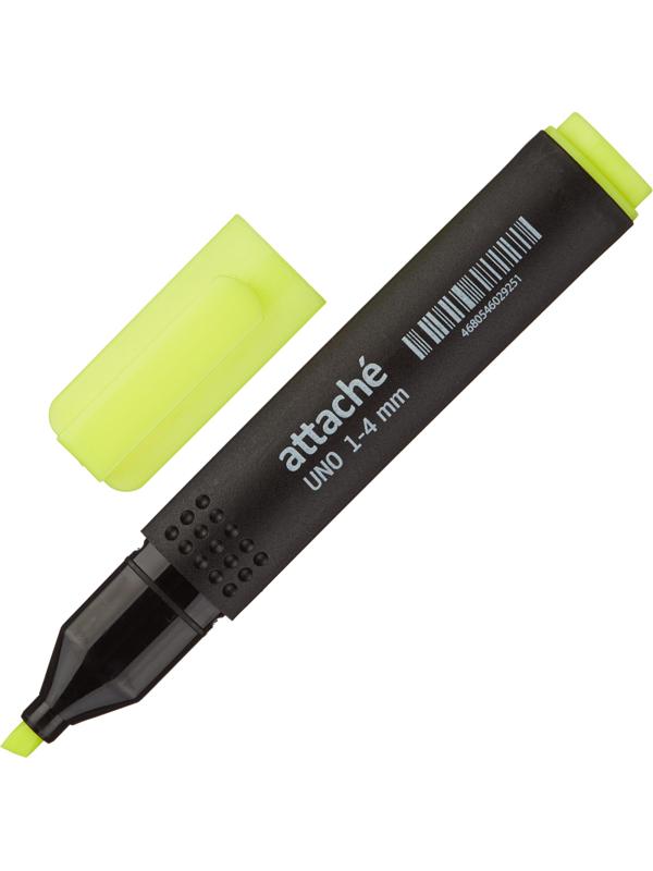 Маркер текстовыделительAttache Economy Uno 1-4мм желтый