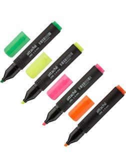 Набор текстовыделителей Attache Economy Uno 1-4мм набор 4цв