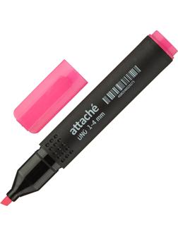 Маркер текстовыделитель Attache Economy Uno 1-4мм розовый