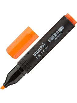 Маркер текстовыделитель Attache Economy Uno 1-4мм оранжевый