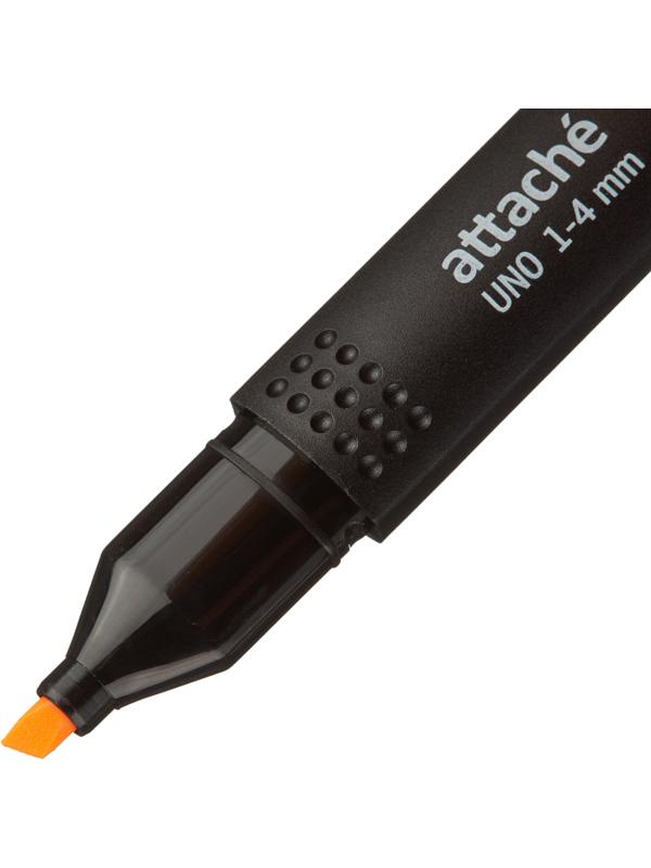 Маркер текстовыделитель Attache Economy Uno 1-4мм оранжевый