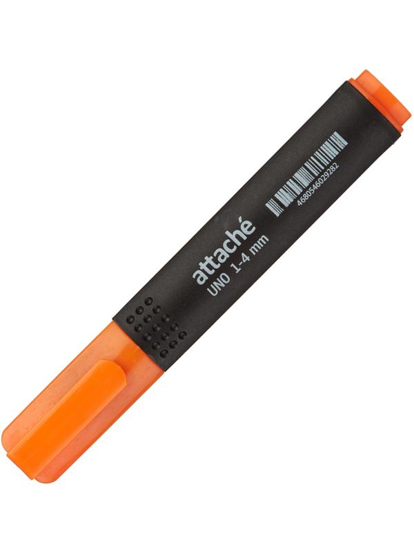 Маркер текстовыделитель Attache Economy Uno 1-4мм оранжевый