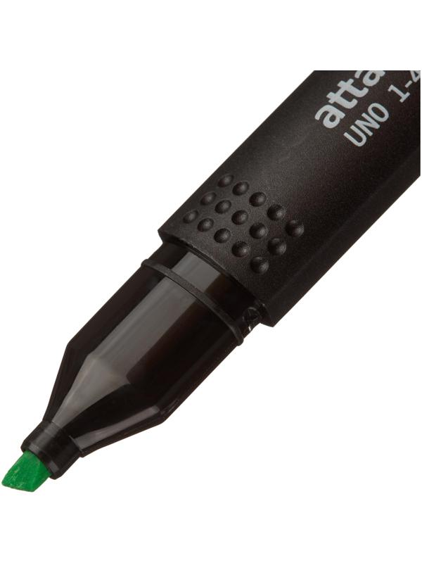 Маркер текстовыделитель Attache Economy Uno 1-4мм зеленый