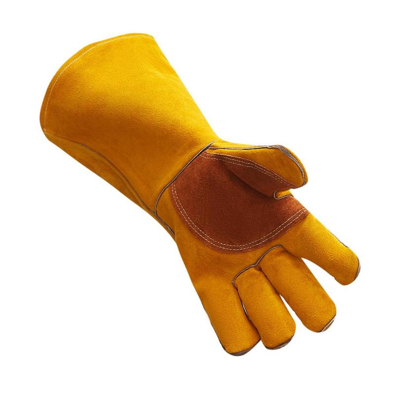 Краги сварщика спилковые Ампаро Трек-Фрост Лонг утепленные пятипалые (6750)