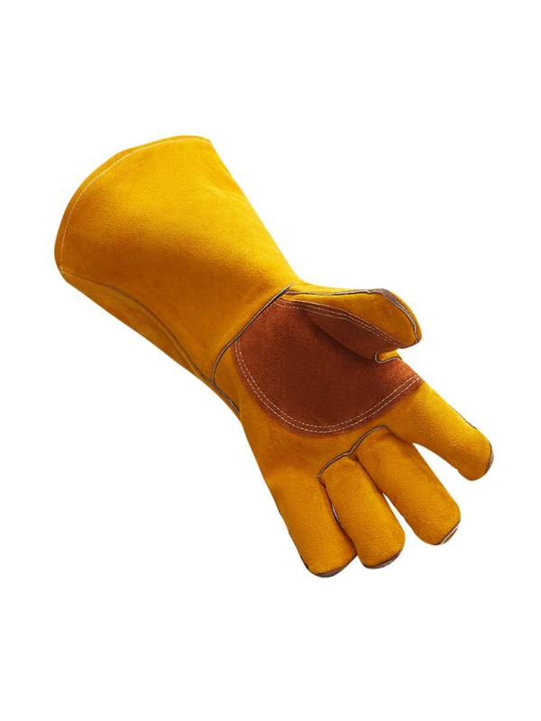 Краги сварщика спилковые Ампаро Трек-Фрост Лонг утепленные пятипалые (6750)