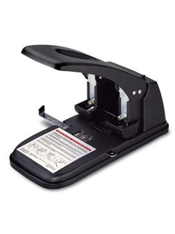 Дырокол Kw-Trio 938 до 100 листов металл черный на 2 отв.с линейкой