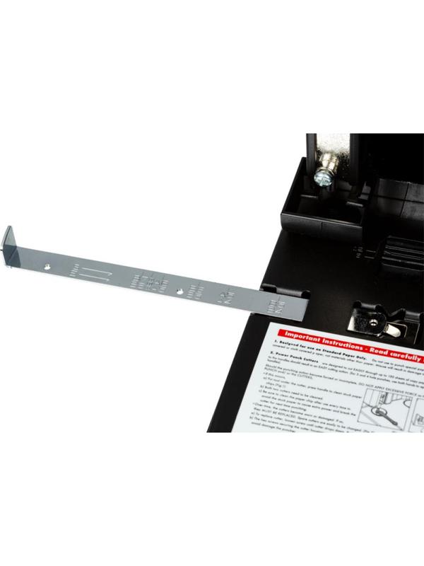 Дырокол Kw-Trio 938 до 100 листов металл черный на 2 отв.с линейкой