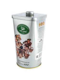 Чай зеленый ЖАСМИНОВЫЙ листовой ЭКСТРА, 100 г ж/б GJ02L100-2