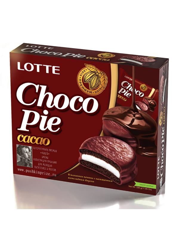 Пирожное Lotte ChocoPie какао, 336г