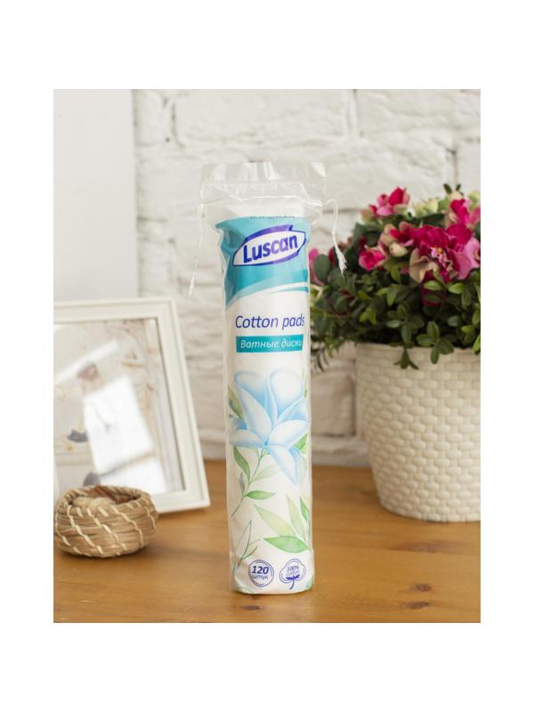 Диски ватные Luscan двусторонние 120шт/уп