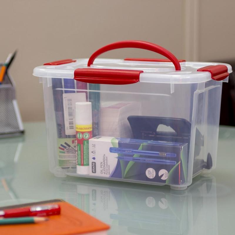 Контейнер универсальный кристалл с ручкой xxs 5,5л