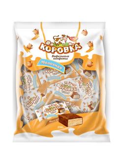 Вафли конфеты  Коровка молочная, 250 г