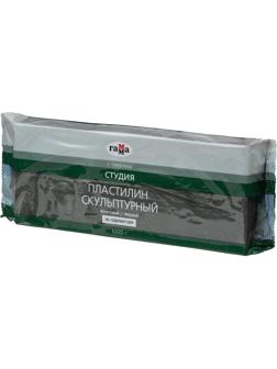 Пластилин скульптурный Гамма Студия оливковый, твердый, 1 кг.