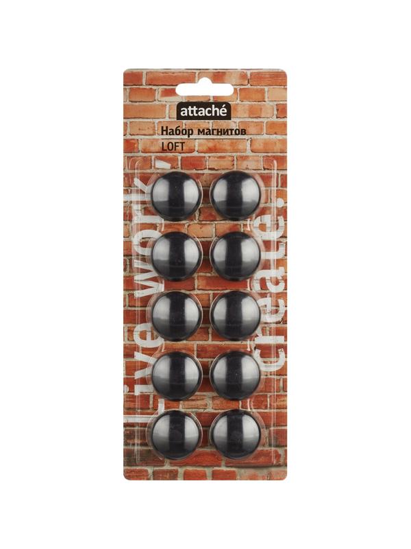 Магнитный держатель для досок Attache LOFT HDF черн.30мм,10шт/уп