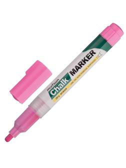 Маркер меловой MunHwa, CM-10, розовый, 3мм