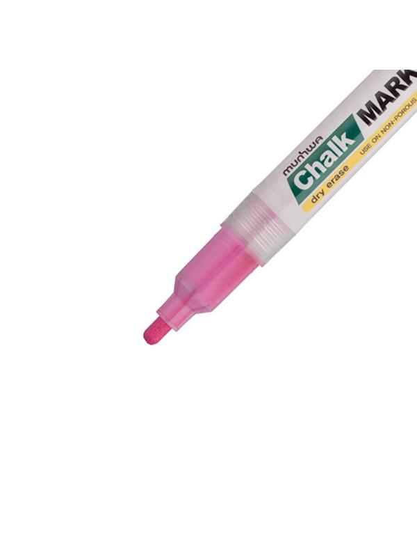 Маркер меловой MunHwa, CM-10, розовый, 3мм