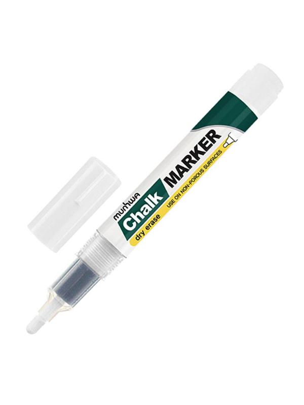 Маркер меловой MunHwa, CM-05, белый, 3мм