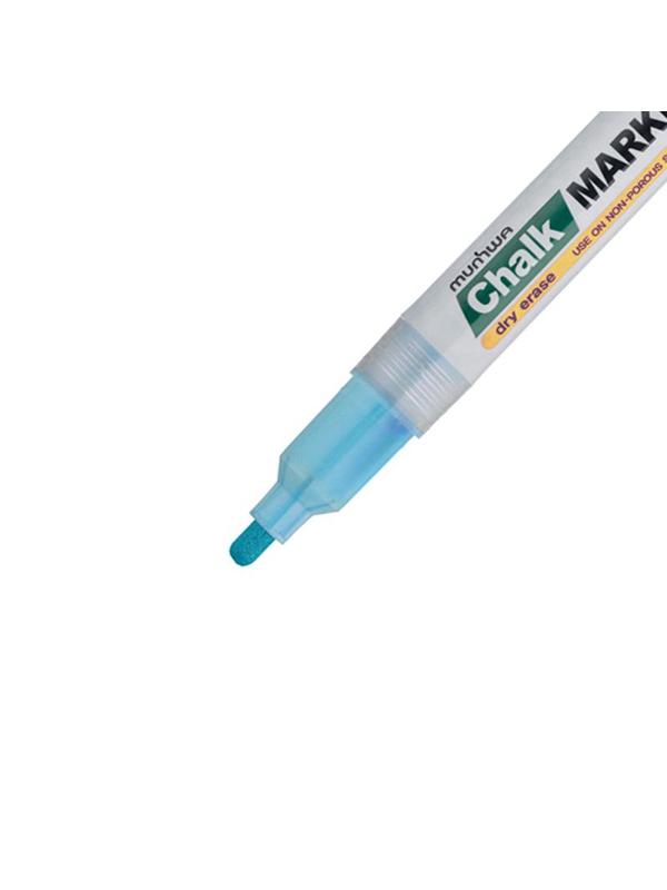 Маркер меловой MunHwa, CM-02, голубой, 3мм