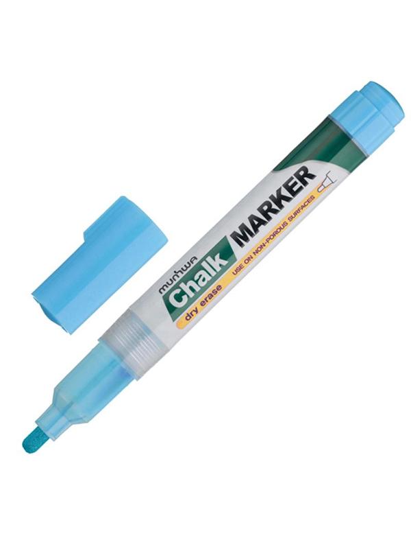 Маркер меловой MunHwa, CM-02, голубой, 3мм