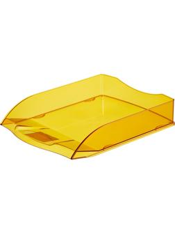 Лоток горизонтальный ATTACHE Яркий Офис 340х250х60 тонированный оранжевый