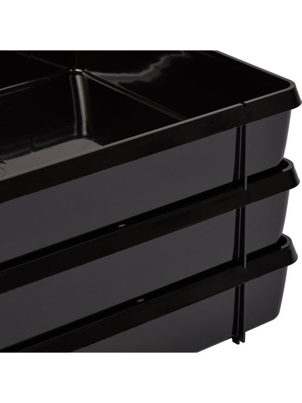 Лоток горизонтальный Attache LOFT HDF черный