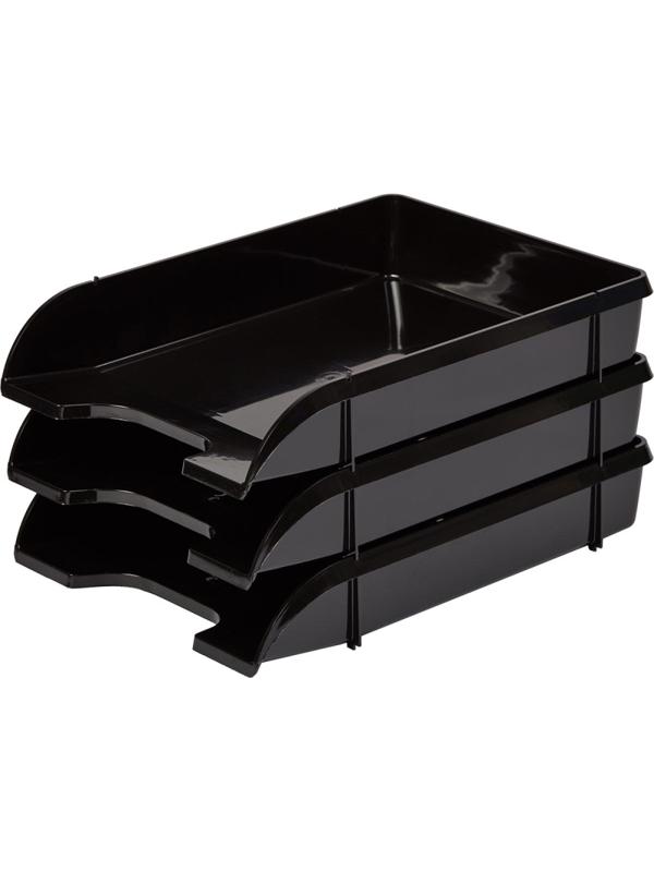 Лоток горизонтальный Attache LOFT HDF черный