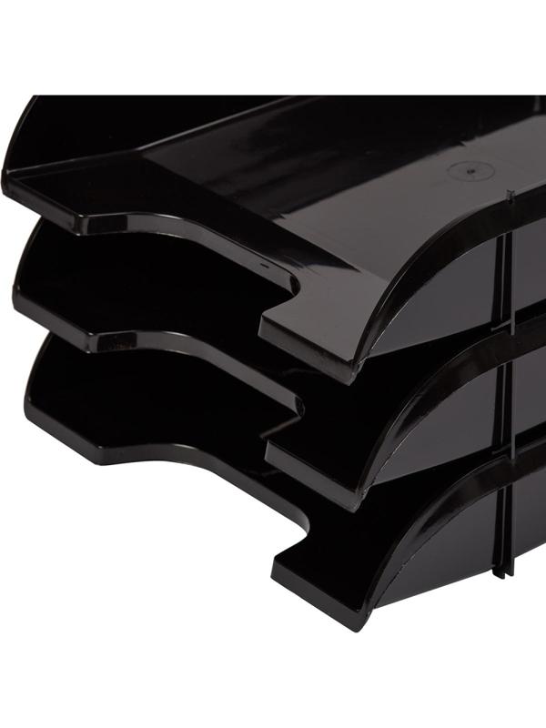 Лоток горизонтальный Attache LOFT HDF черный