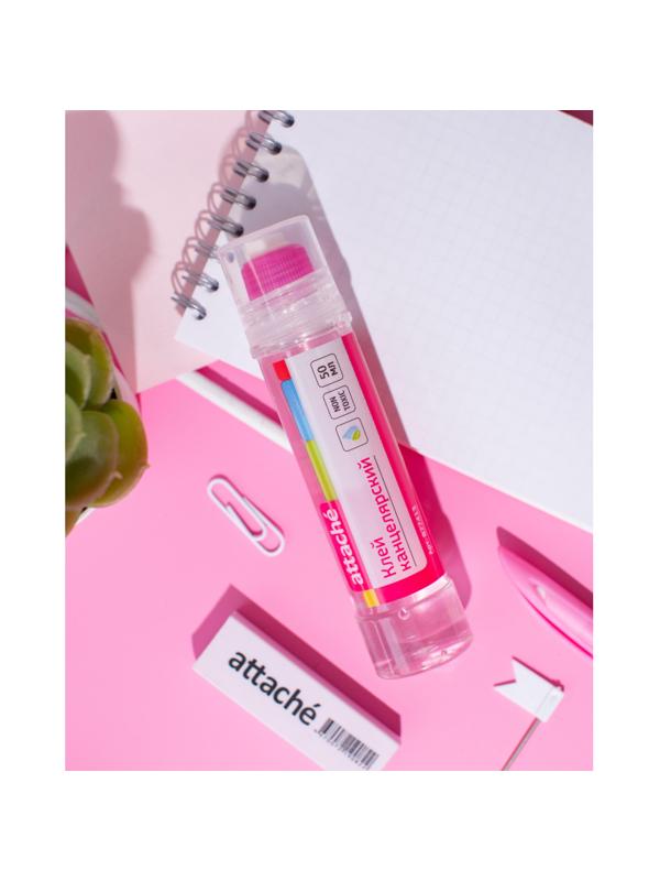 Клей канцелярский жидкий 50мл Attache с силиконовым наконечником