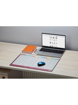 Коврик на стол Attache 59x38см с прозрачным листом календарь на текущий год