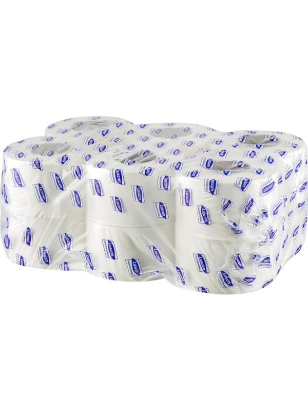 Бумага туалетная д/дисп Luscan Professional 2сл бел цел 200м 12рул/уп