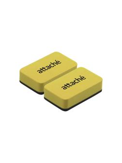 Губка-стиратель для маркерных досок Attache Economy 7x4x1.8cм, 2шт/уп