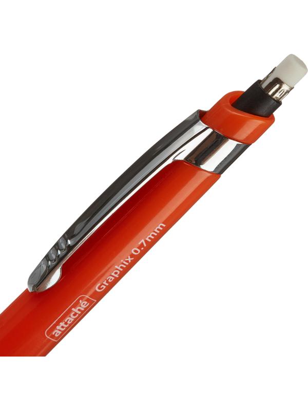 Карандаш механический Attache Graphix, 0.7 мм, цвет корпуса оранжевый