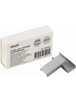 Скобы для степлера №24/6 Attache Economy оцинкованные (2-20 лис) 1000шт/уп