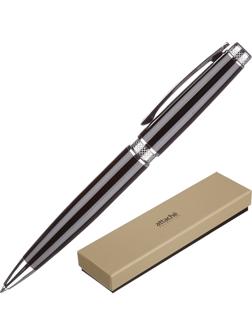 Ручка шариковая  Attache SelectionDesire,черн.корп.,пов.мех.,синий,футляр