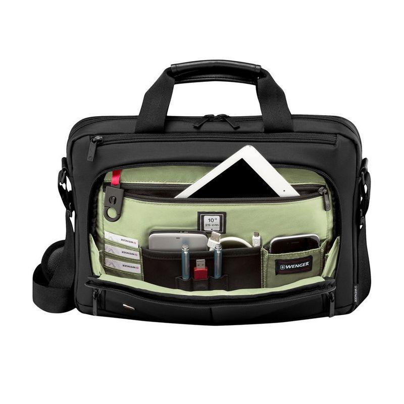 Портфель отдел д/ноутбука 14 WENGER,черн,нейл/ПВХ,39x80x25см,5л601064