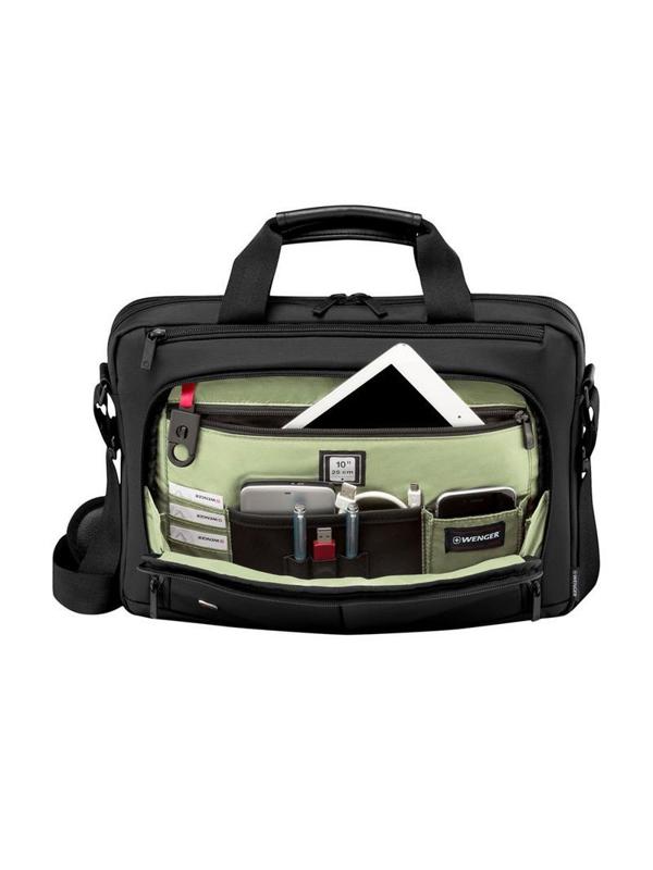 Портфель отдел д/ноутбука 14 WENGER,черн,нейл/ПВХ,39x80x25см,5л601064
