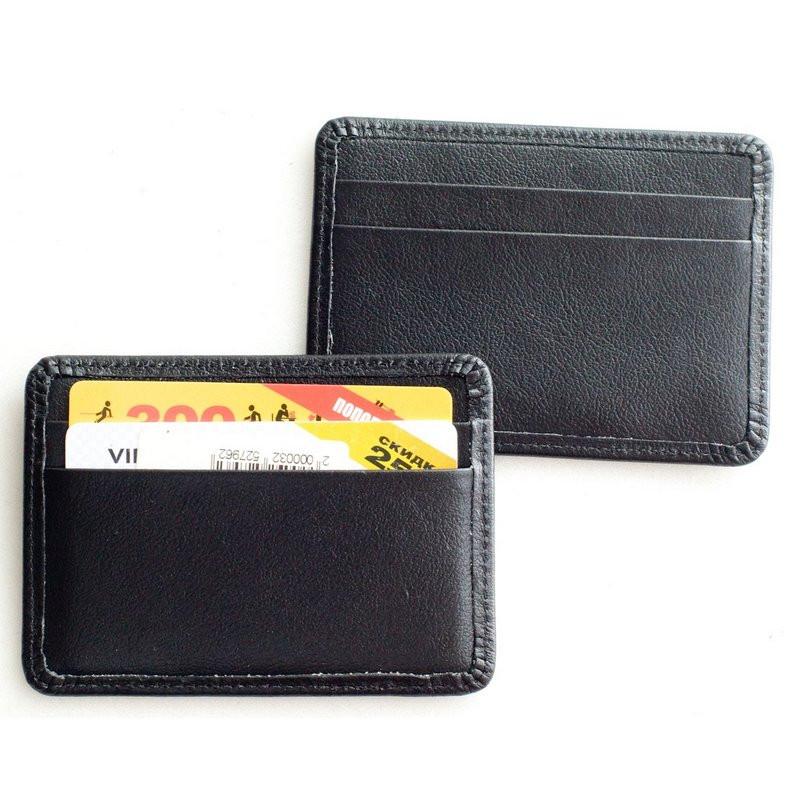 Чехол для карты (нат. кожа 95х75 02-106-0713 черный)