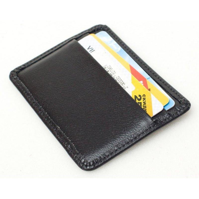 Чехол для карты (нат. кожа 95х75 02-106-0713 черный)