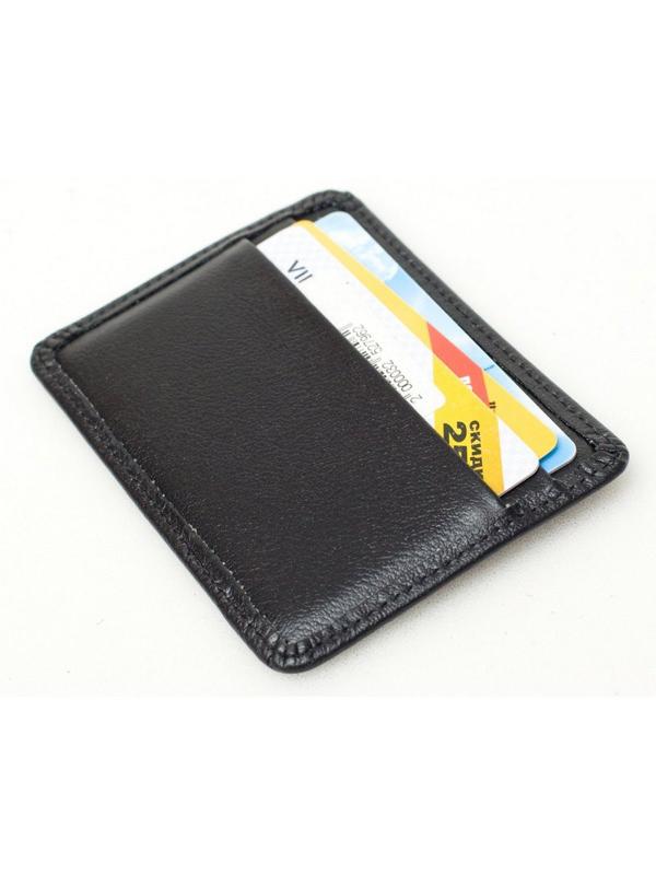 Чехол для карты (нат. кожа 95х75 02-106-0713 черный)